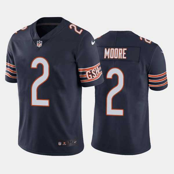 Men & Women & Youth Chicago Bears #2 D.J. Moore Navy Vapor Untouchable Stitched Football Jersey->carolina panthers->NFL Jersey